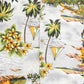 MEN'S VINTAGE 1980S HAWAIIAN SHORT SLEEVE PATTERNED SHIRT - LARGE