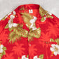 MEN'S VINTAGE 1990S HAWAIIAN SHORT SLEEVE PATTERNED SHIRT - LARGE