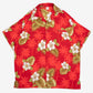 MEN'S VINTAGE 1990S HAWAIIAN SHORT SLEEVE PATTERNED SHIRT - LARGE