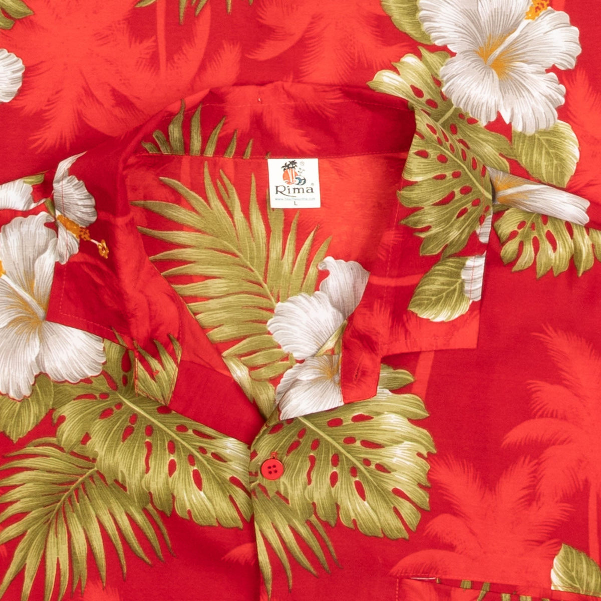 MEN'S VINTAGE 1990S HAWAIIAN SHORT SLEEVE PATTERNED SHIRT - LARGE