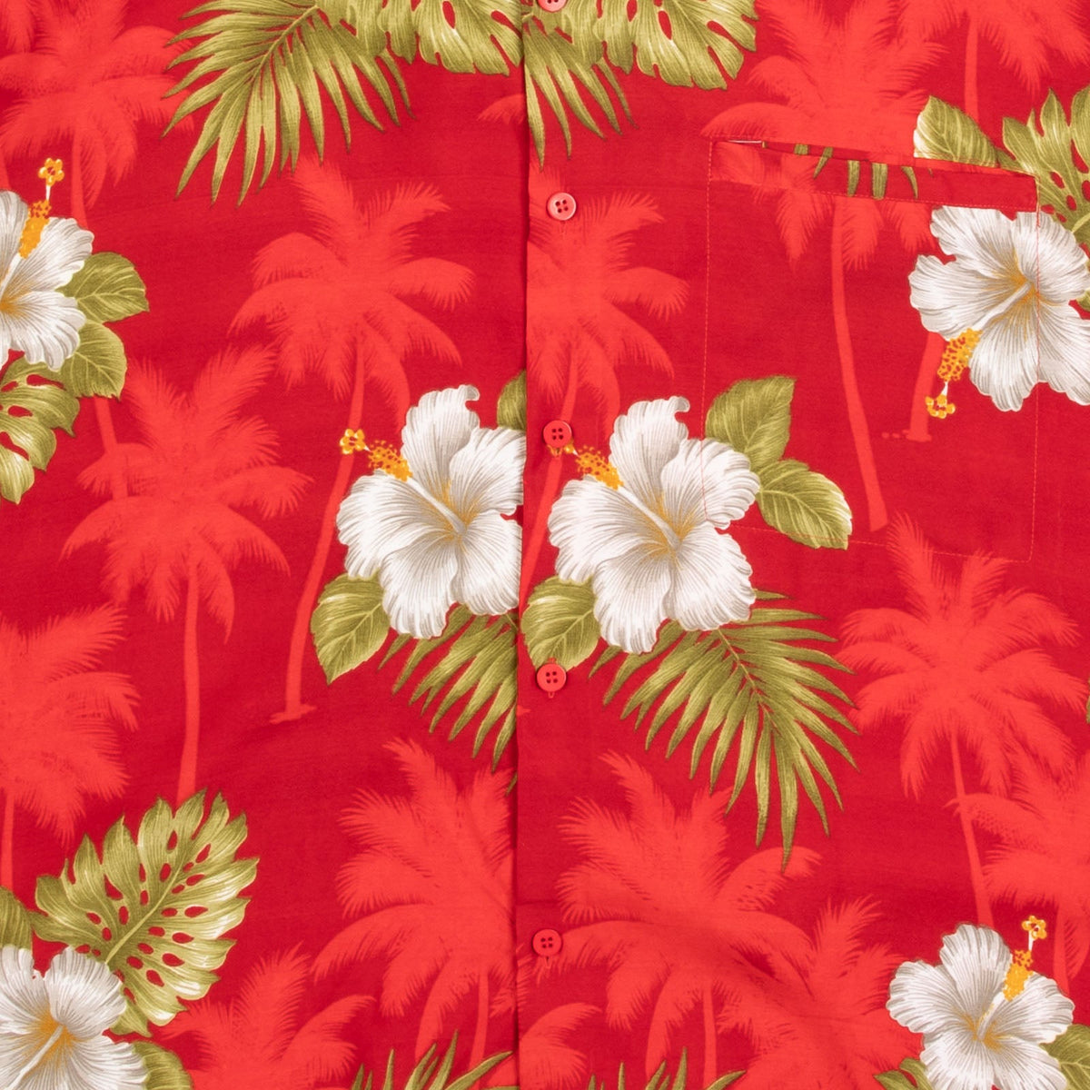 MEN'S VINTAGE 1990S HAWAIIAN SHORT SLEEVE PATTERNED SHIRT - LARGE