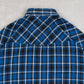 MEN'S VINTAGE 1990S CHECKED WESTERN SHORT SLEEVE SHIRT - XXX-LARGE