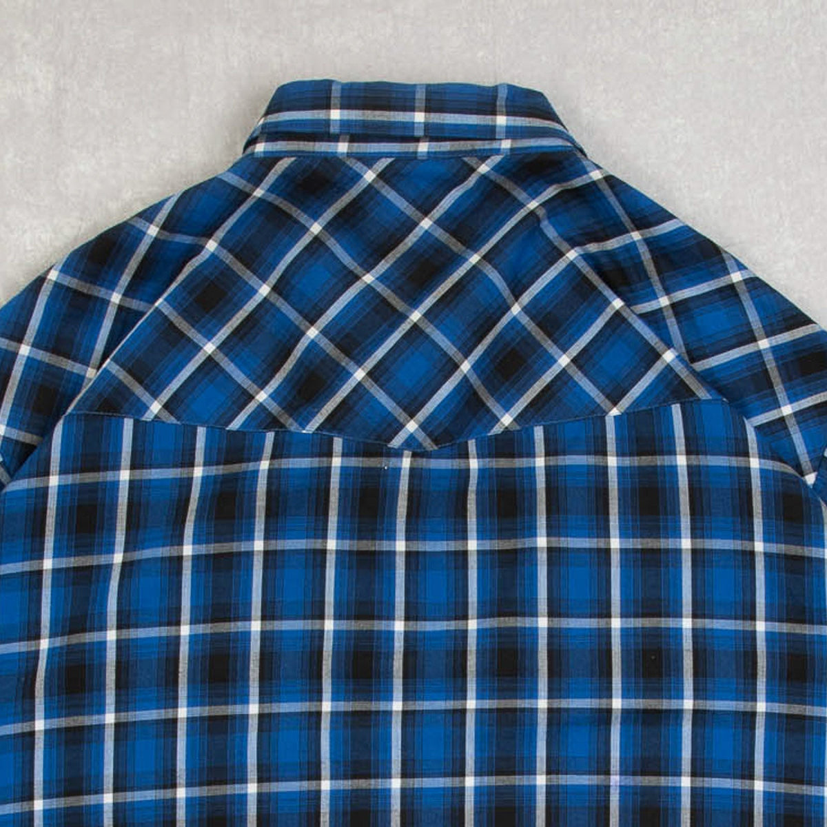 MEN'S VINTAGE 1990S CHECKED WESTERN SHORT SLEEVE SHIRT - XXX-LARGE