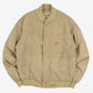 MEN'S VINTAGE 1990S SHERPA LINED FULL ZIP BOMBER JACKET - MEDIUM