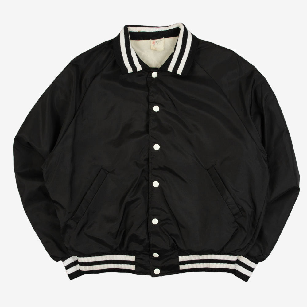 MEN'S VINTAGE 1980S MARENGO SATIN BOMBER JACKET - MEDIUM