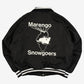 MEN'S VINTAGE 1980S MARENGO SATIN BOMBER JACKET - MEDIUM