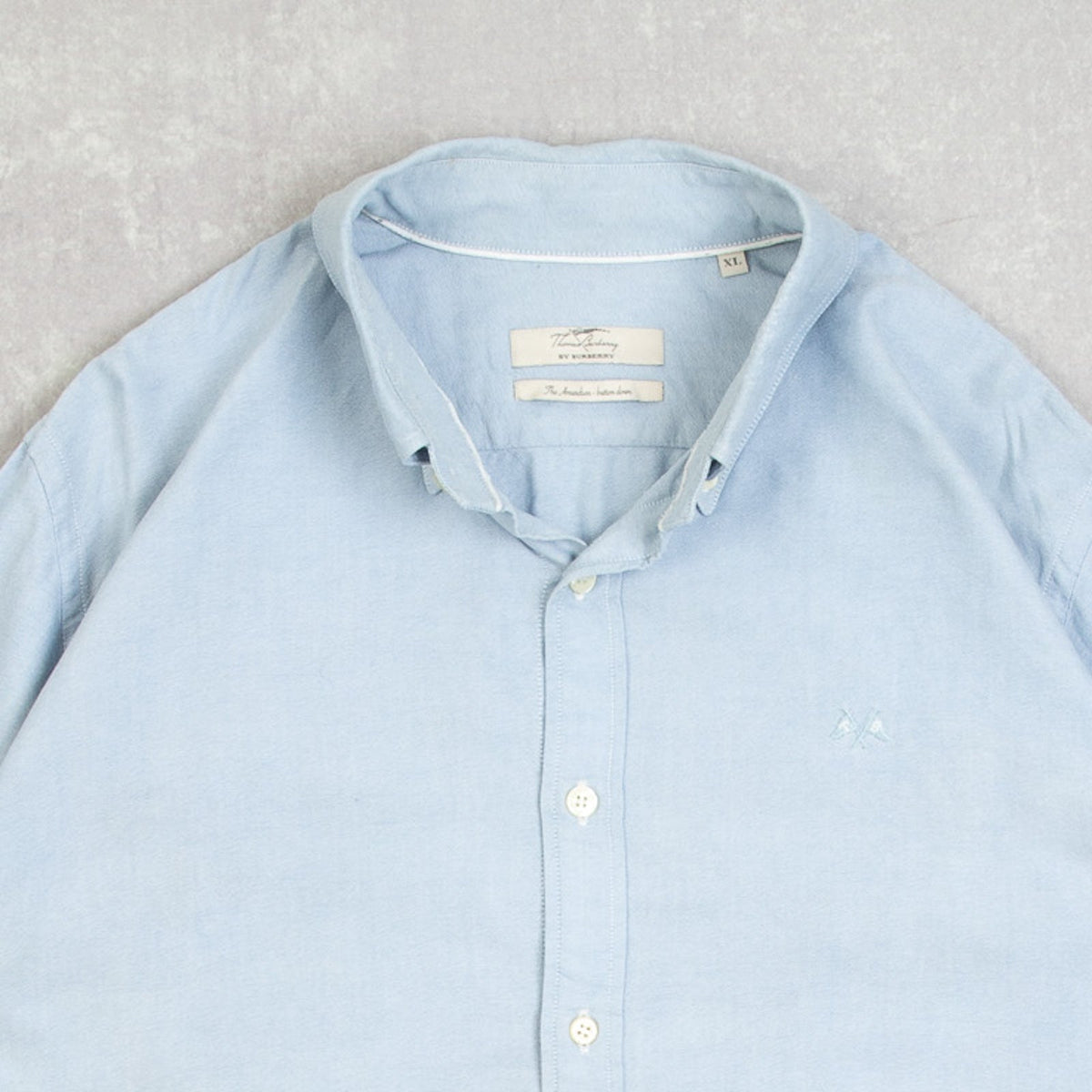 MEN'S VINTAGE 2000S BURBERRY THE AMUNDSON SHIRT - X-LARGE