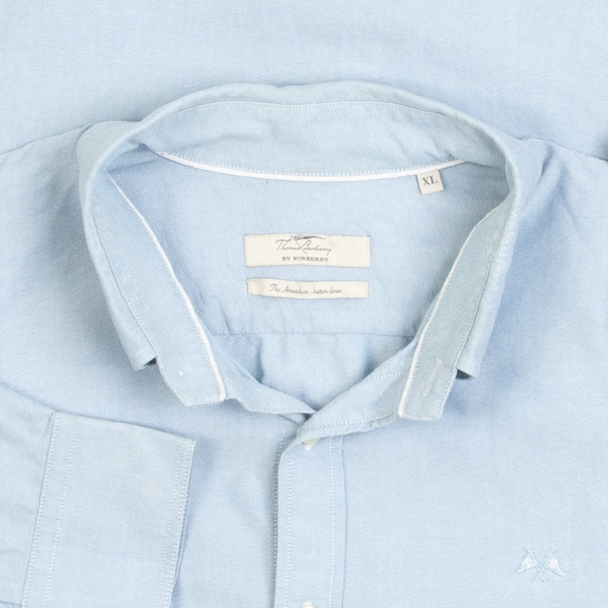 MEN'S VINTAGE 2000S BURBERRY THE AMUNDSON SHIRT - X-LARGE