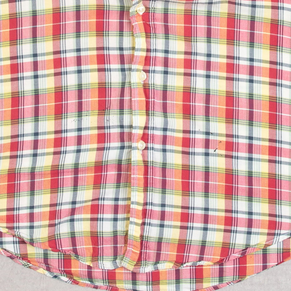 MEN'S VINTAGE 1990S BROOKS BROTHERS CHECKED SHIRT - MEDIUM