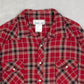 MEN'S VINTAGE 1990S WRANGLER CHECKED FLANNEL SHIRT - XX-LARGE