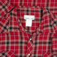 MEN'S VINTAGE 1990S WRANGLER CHECKED FLANNEL SHIRT - XX-LARGE