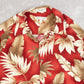 MEN'S VINTAGE 1990S HAWAIIAN SHORT SLEEVE PATTERNED SHIRT - LARGE