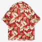 MEN'S VINTAGE 1990S HAWAIIAN SHORT SLEEVE PATTERNED SHIRT - LARGE