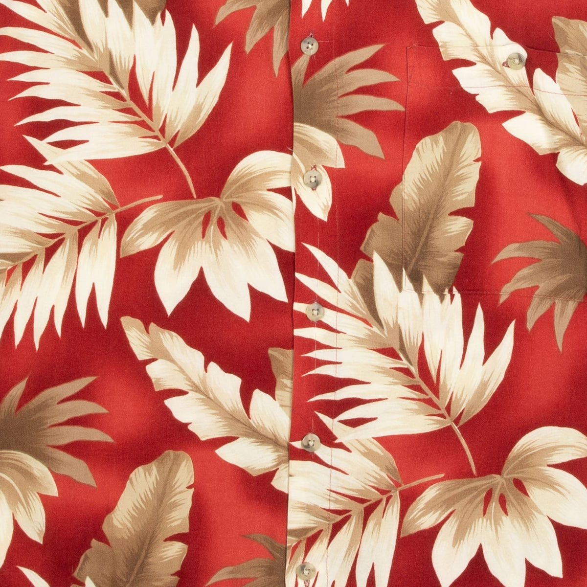 MEN'S VINTAGE 1990S HAWAIIAN SHORT SLEEVE PATTERNED SHIRT - LARGE