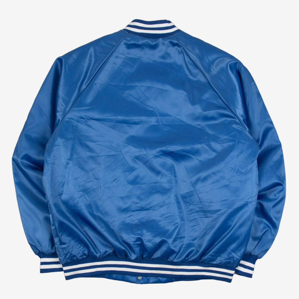 MEN'S VINTAGE 1990S KIWANIS INTERNATIONAL SATIN BOMBER JACKET - LARGE