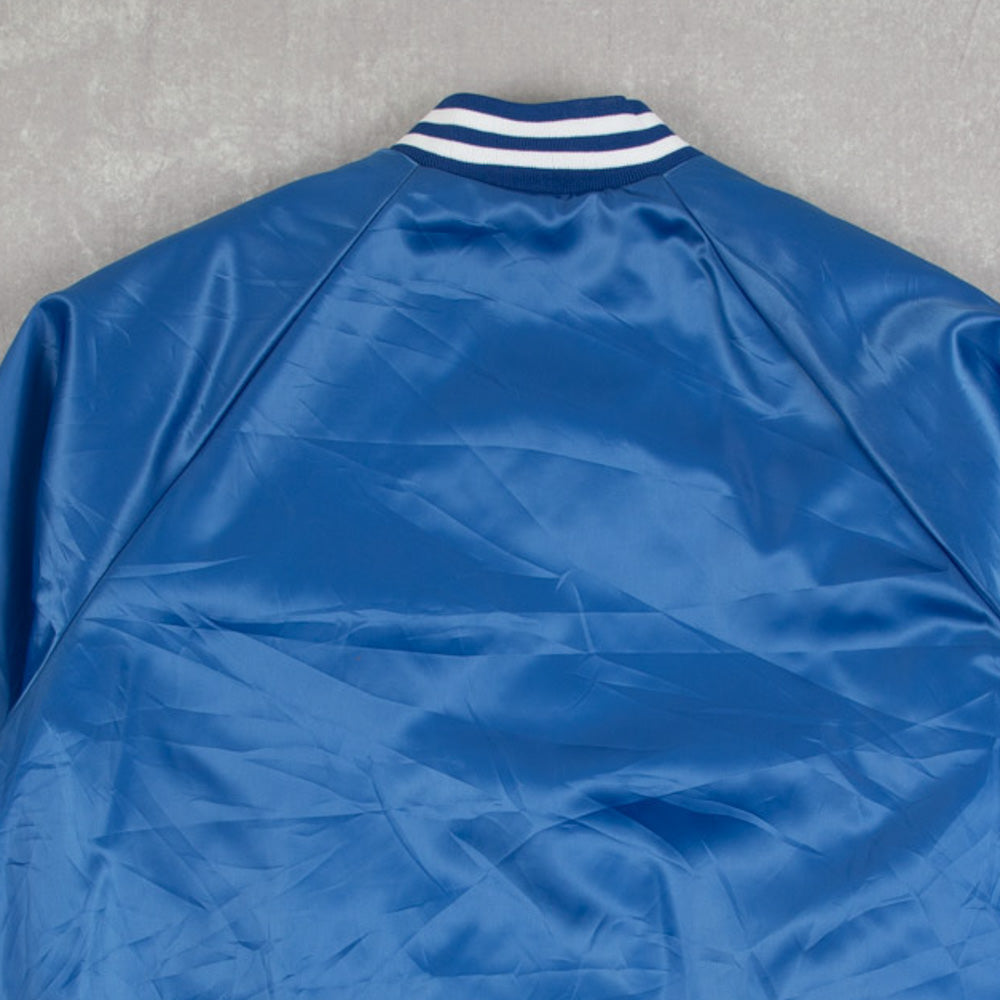 MEN'S VINTAGE 1990S KIWANIS INTERNATIONAL SATIN BOMBER JACKET - LARGE