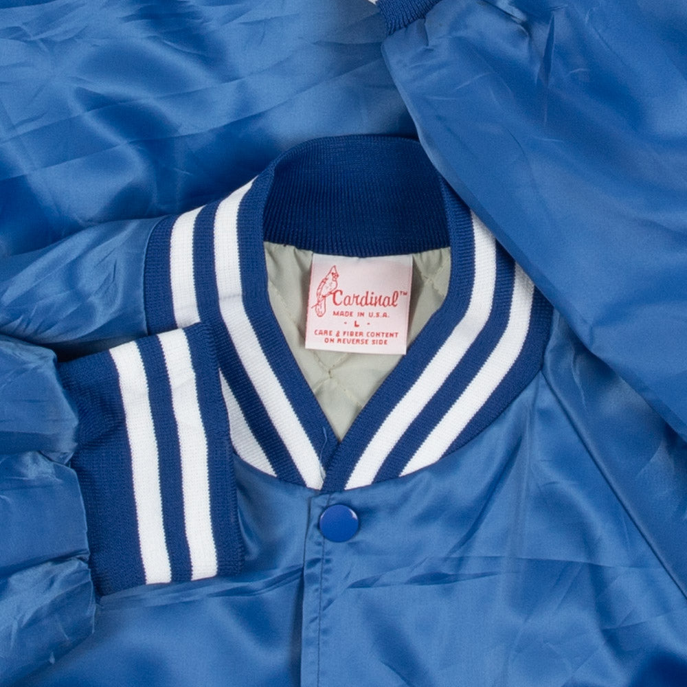 MEN'S VINTAGE 1990S KIWANIS INTERNATIONAL SATIN BOMBER JACKET - LARGE