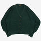 MEN'S VINTAGE 1980S JC PENNEY BOXY KNITTED CARDIGAN - LARGE
