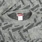 MEN'S VINTAGE 1970S STRUCTURED PATTERNED KNITTED JUMPER - MEDIUM