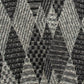 MEN'S VINTAGE 1980S LEATHER PATCH PATTERNED KNITTED JUMPER - X-LARGE