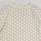 MEN'S VINTAGE 1990S STRUCTURED PATTERNED KNITTED JUMPER - LARGE