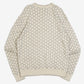 MEN'S VINTAGE 1990S STRUCTURED PATTERNED KNITTED JUMPER - LARGE