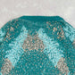 MEN'S VINTAGE 1980S PATTERNED KNITTED JUMPER - LARGE