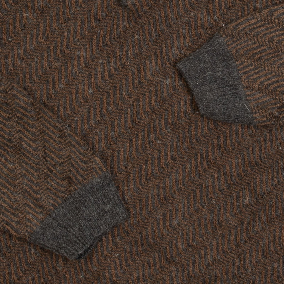 MEN'S VINTAGE 1990S STRUCTURED KNITTED POLO JUMPER - LARGE
