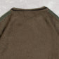 MEN'S VINTAGE 1990S EMBROIDERED PATTERNED KNITTED JUMPER - MEDIUM
