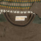MEN'S VINTAGE 1990S EMBROIDERED PATTERNED KNITTED JUMPER - MEDIUM