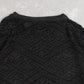 MEN'S VINTAGE 1980S STRUCTURED KNITTED JUMPER - LARGE