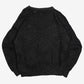 MEN'S VINTAGE 1980S STRUCTURED KNITTED JUMPER - LARGE