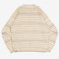 MEN'S VINTAGE 1990S STRUCTURED PATTERNED KNITTED JUMPER - LARGE