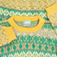 WOMEN'S VINTAGE 1980S PATTERNED KNITTED JUMPER - SMALL
