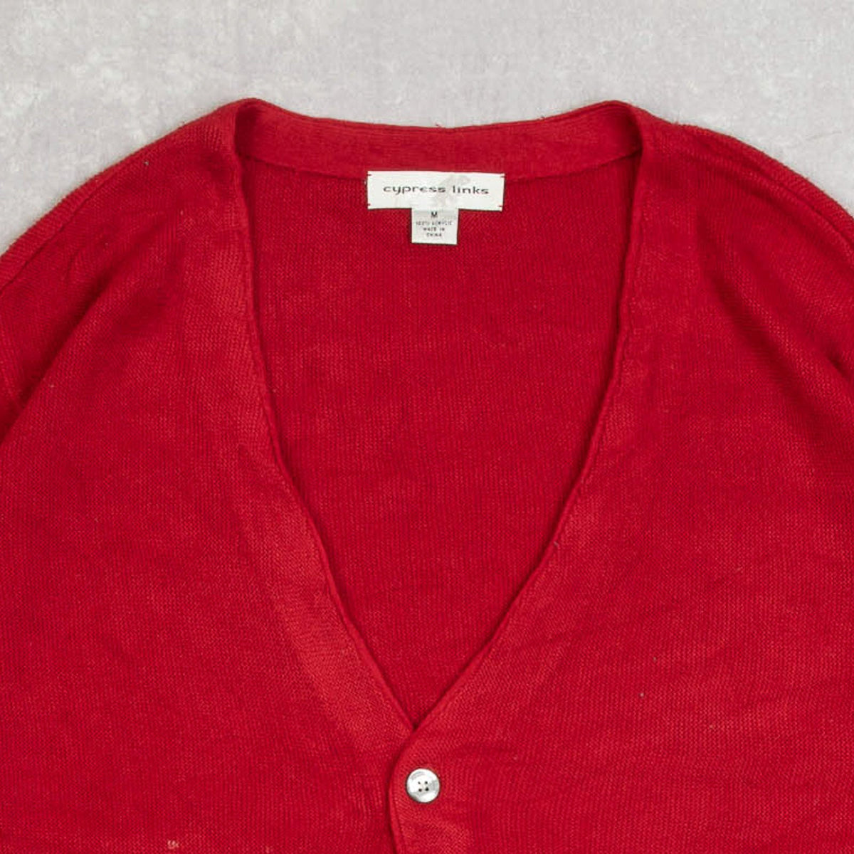 MEN'S VINTAGE 1990S KNITTED CARDIGAN - MEDIUM