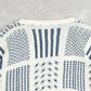 WOMEN'S VINTAGE 1980S PATTERNED KNITTED JUMPER - MEDIUM