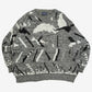 MEN'S VINTAGE 1990S PATTERNED KNITTED JUMPER - XX-LARGE