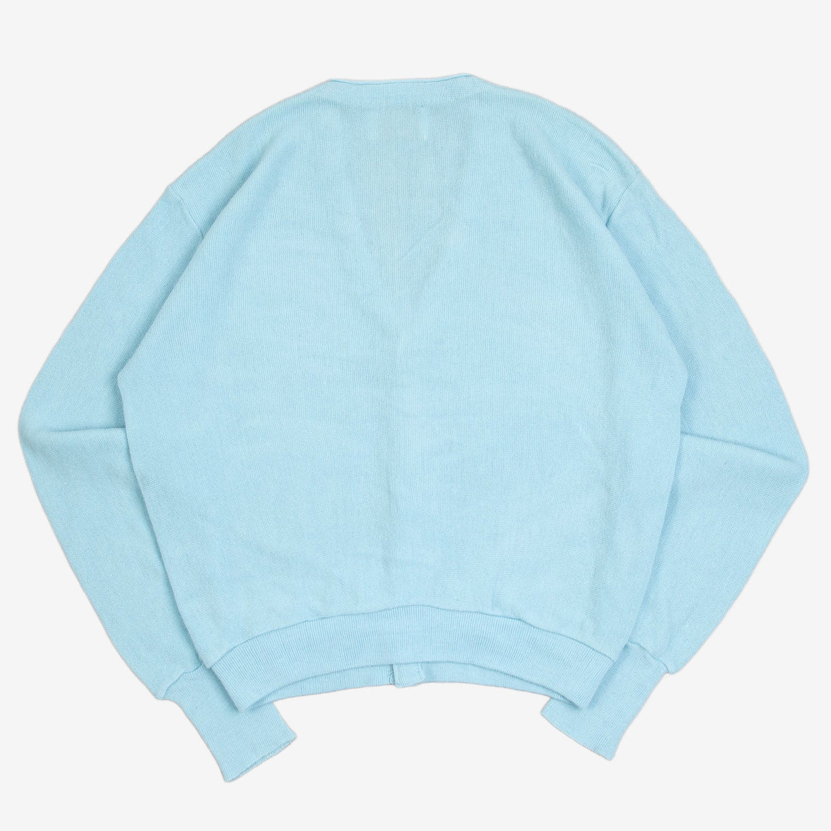 MEN'S VINTAGE 1990S BOXY KNITTED CARDIGAN - LARGE