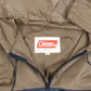 MEN'S VINTAGE 1990S HOODED QUARTER ZIP WINDBREAKER JACKET - MEDIUM