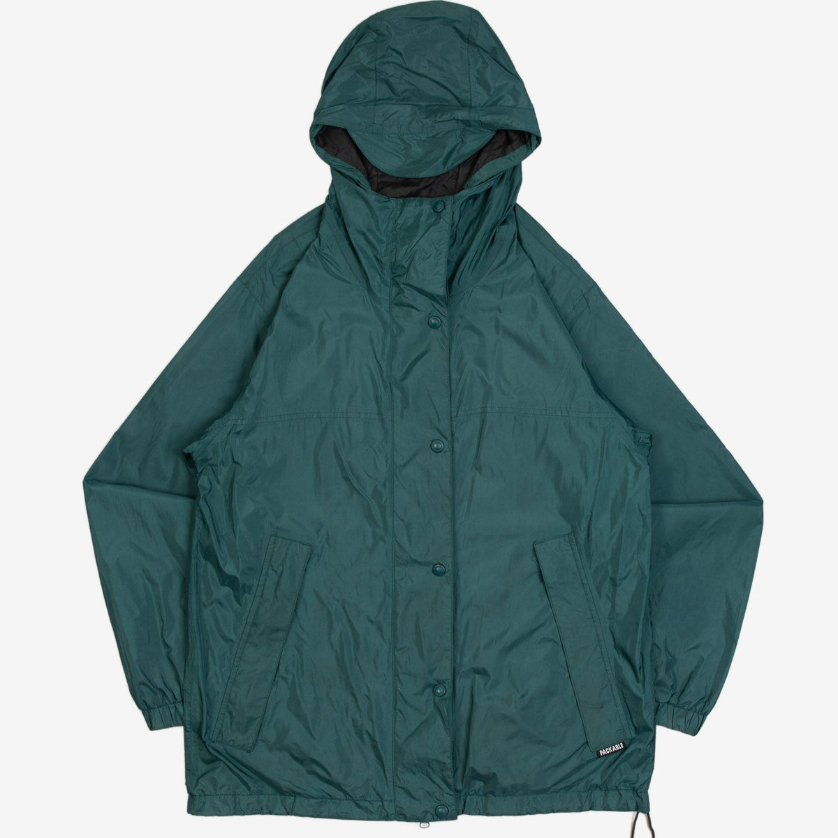WOMEN'S VINTAGE 1990S HOODED FULL ZIP JACKET - MEDIUM