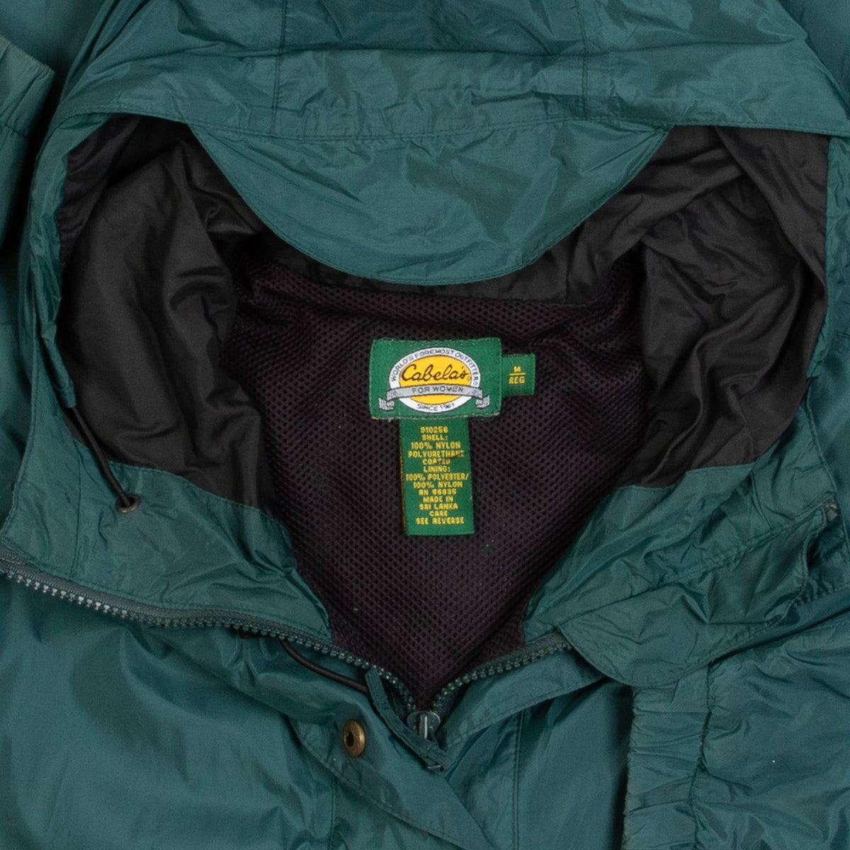 WOMEN'S VINTAGE 1990S HOODED FULL ZIP JACKET - MEDIUM