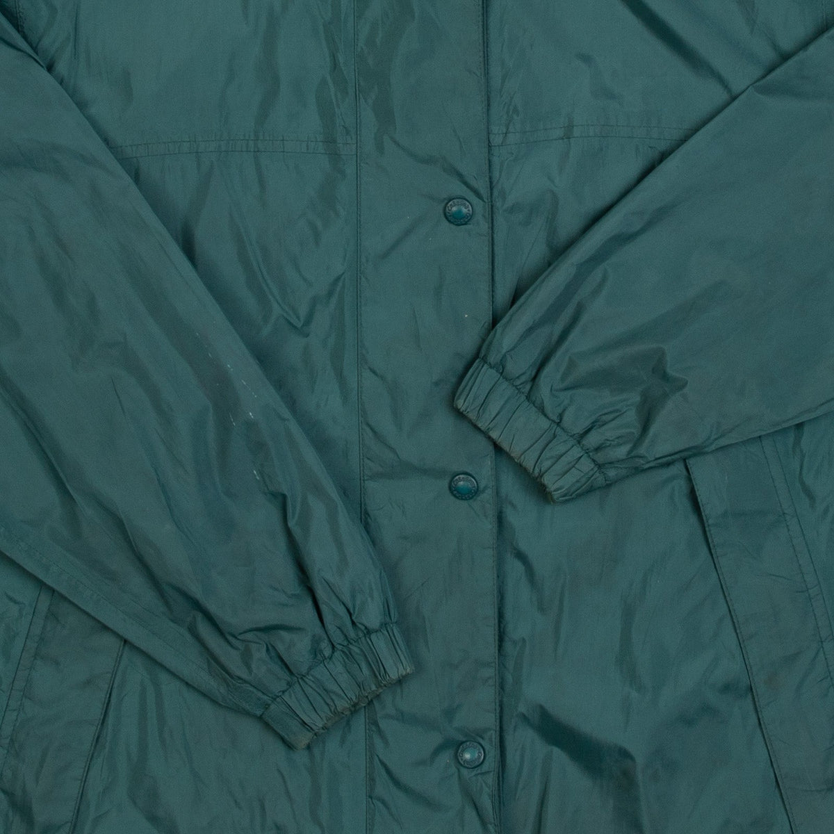 WOMEN'S VINTAGE 1990S HOODED FULL ZIP JACKET - MEDIUM