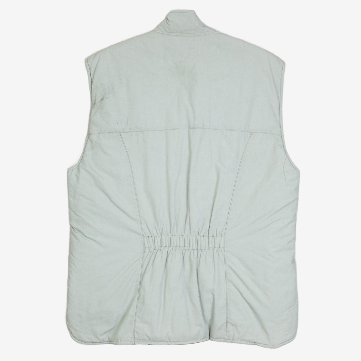 MEN'S VINTAGE 1980S PIONEER PADDED WORKWEAR GILET JACKET - MEDIUM