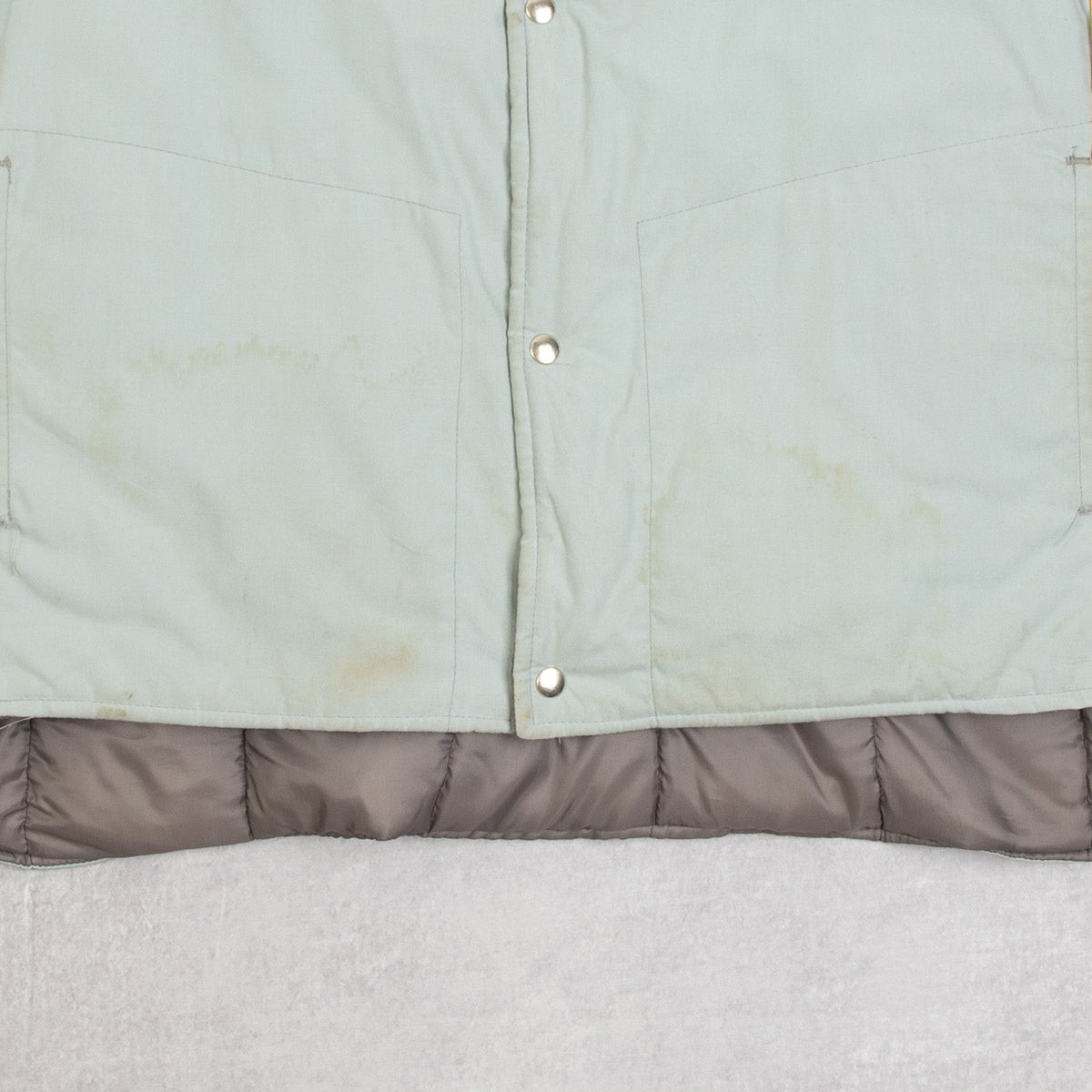MEN'S VINTAGE 1980S PIONEER PADDED WORKWEAR GILET JACKET - MEDIUM
