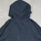 MEN'S VINTAGE 1990S HOODED QUARTER ZIP WINDBREAKER JACKET - X-LARGE