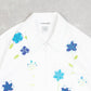 WOMEN'S VINTAGE 1990S FLOWER EMBROIDERED FULL ZIP JACKET - LARGE