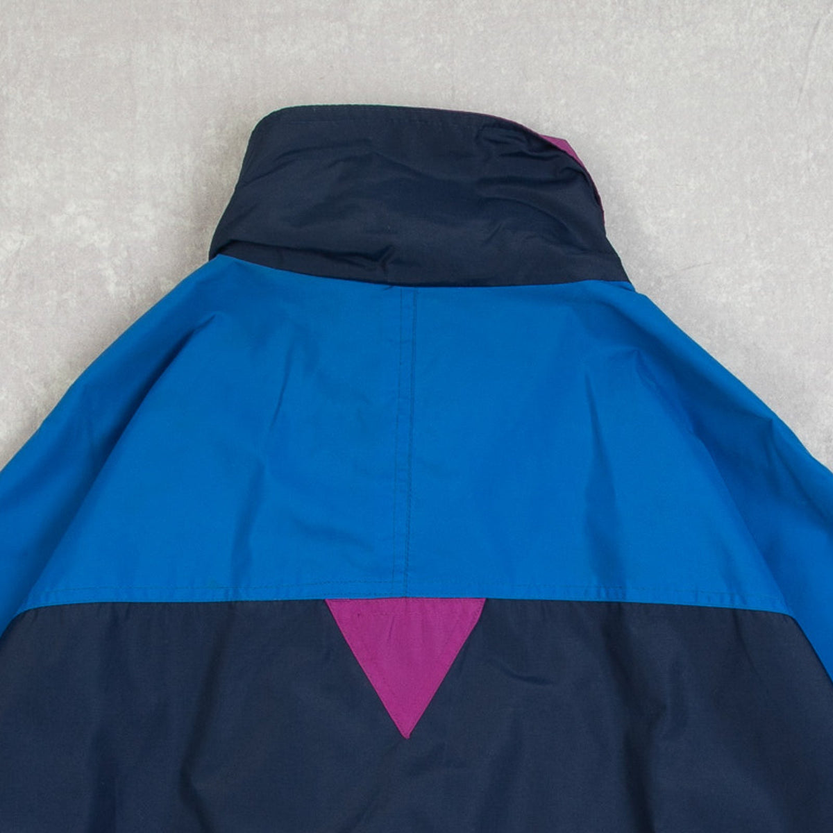 MEN'S VINTAGE 1990S COLOUR BLOCK FULL ZIP JACKET - LARGE