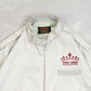MEN'S VINTAGE 1980S KING OF THE ROAD UTILITY BOMBER JACKET - LARGE