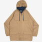 MEN'S VINTAGE 1980S HOODED PARKA JACKET - SMALL