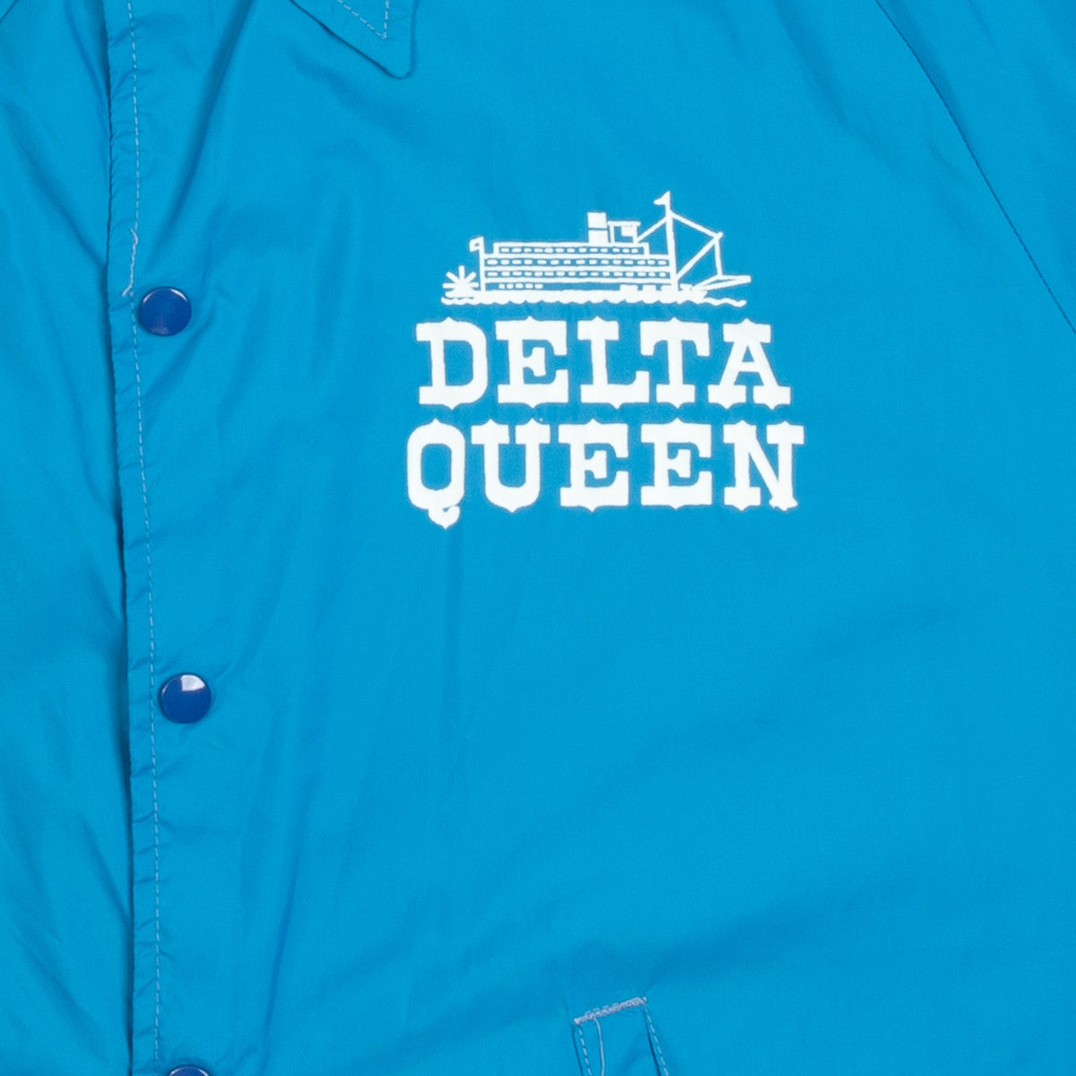 MEN'S VINTAGE 1990S DELTA QUEEN COACH JACKET - LARGE